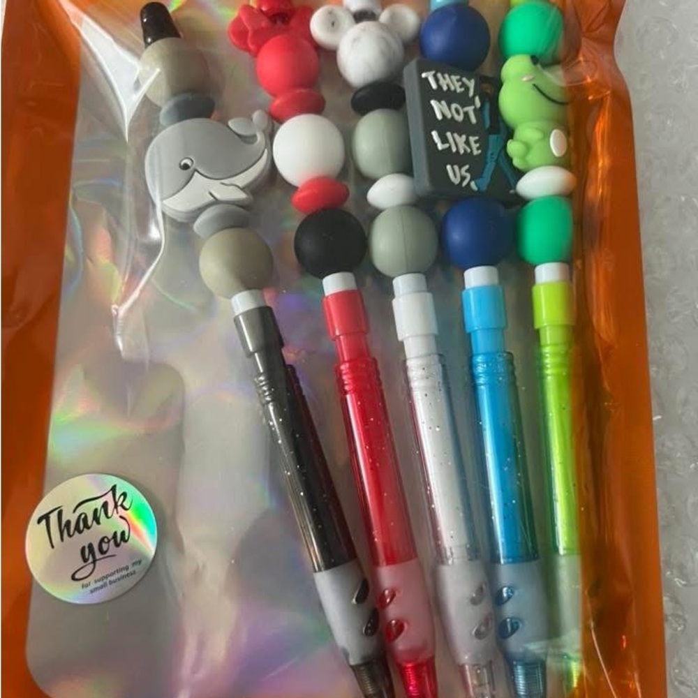 Colorful Animal-Themed Kids Pens Set